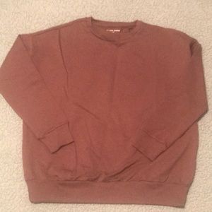 US Lauren Sweatshirt, 2XS (equivalent regular size 6-8) color: raisin